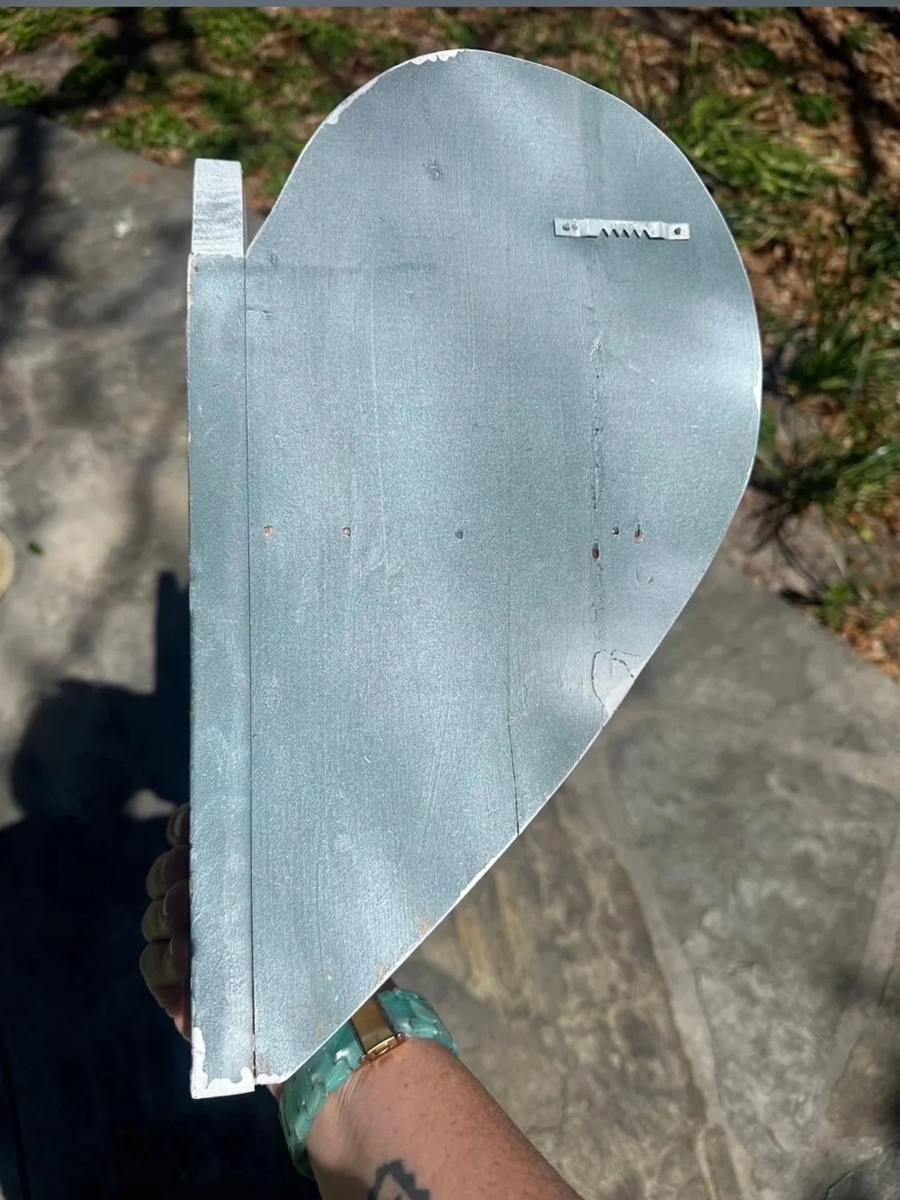 White Wooden Heart Wall Shelf | Cottagecore Farmhouse Decor